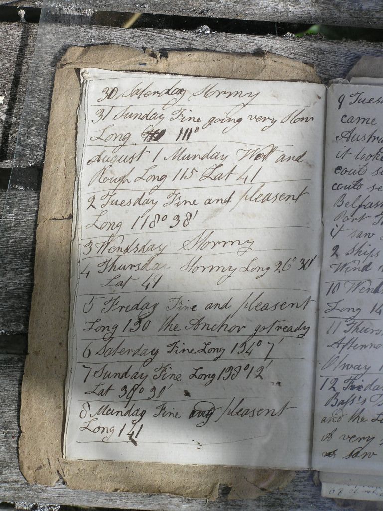 Abner Burrough's Diary 1853 page 12