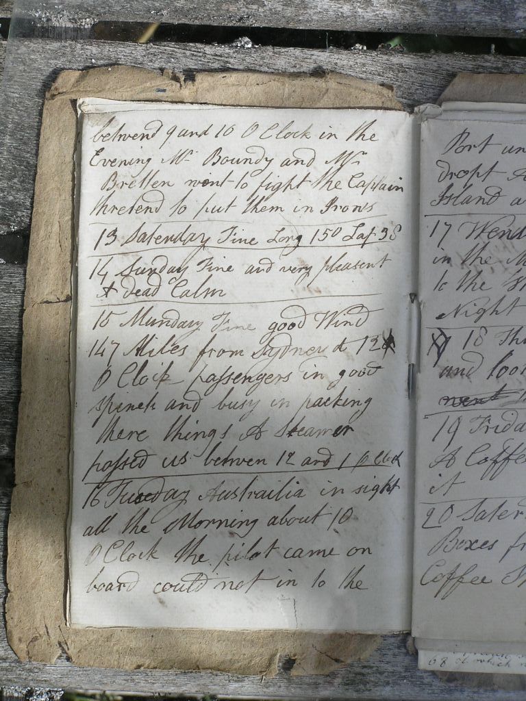 Abner Burrough's Diary 1853 page 14