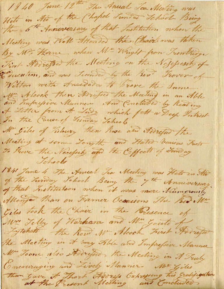 Burrough Diary 1840 page 4